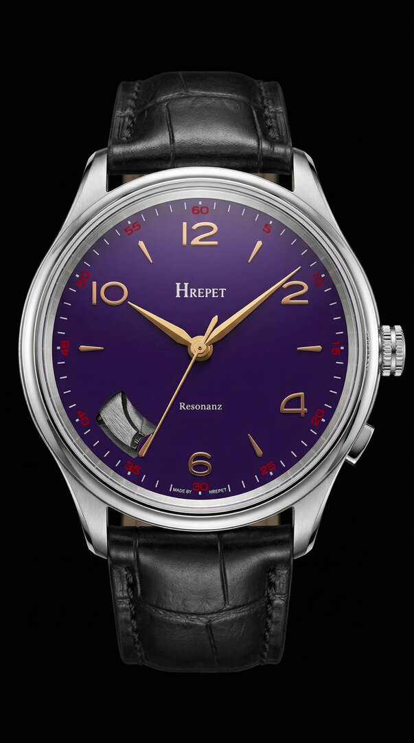 HREPET Resonanz II – mechanische Uhr mit Stundenrepetition